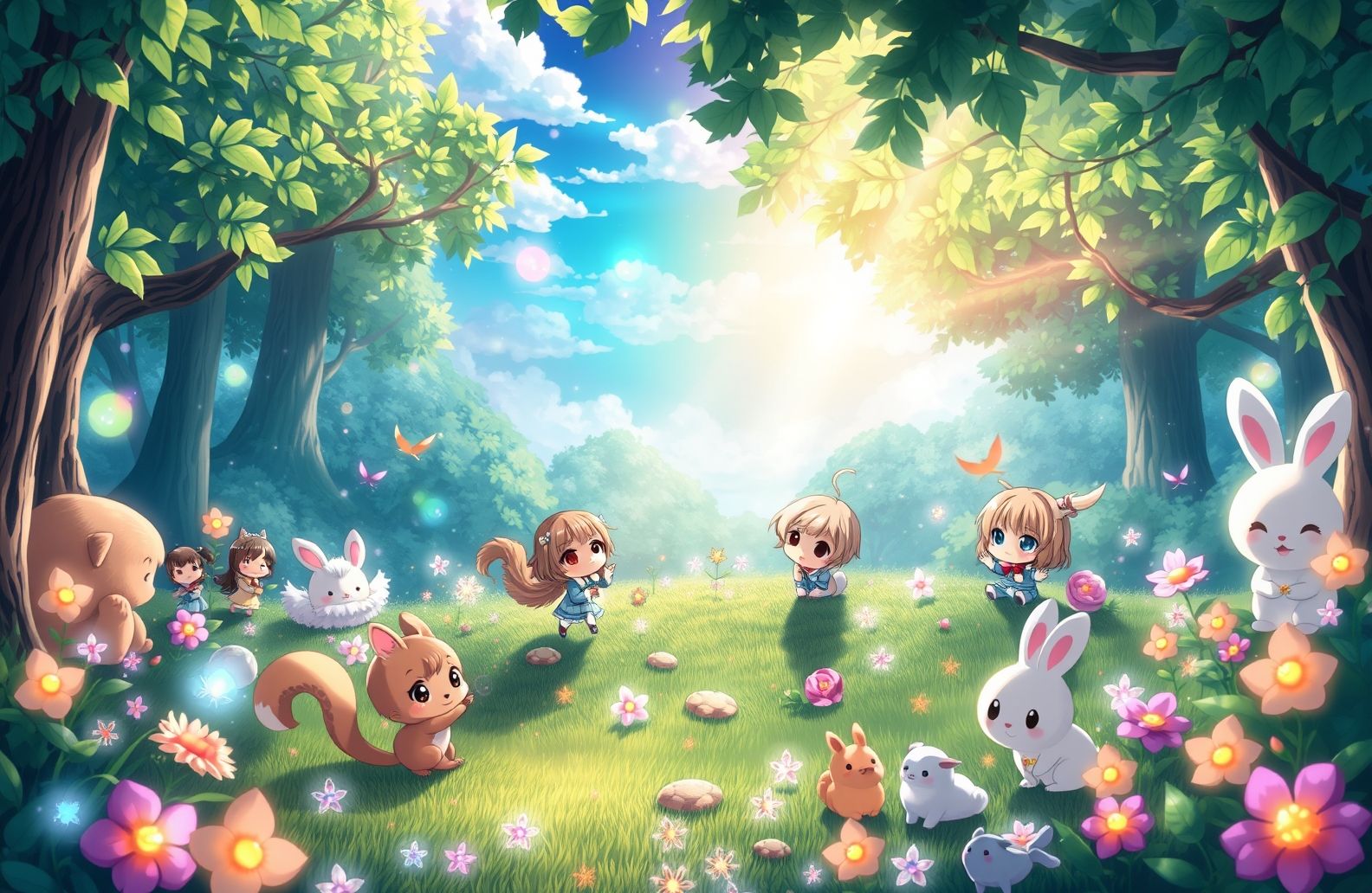 Cute Chibi Wallpaper