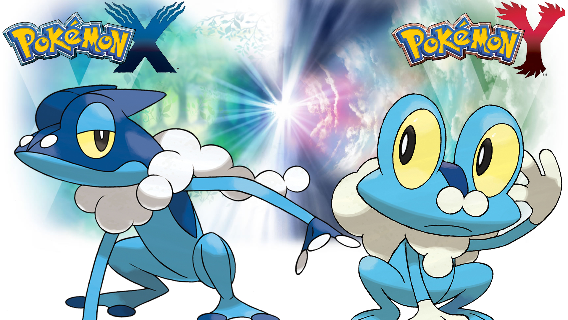 Pokemon X Y Wallpaper Froakie And Frogadier By Thelimomon On