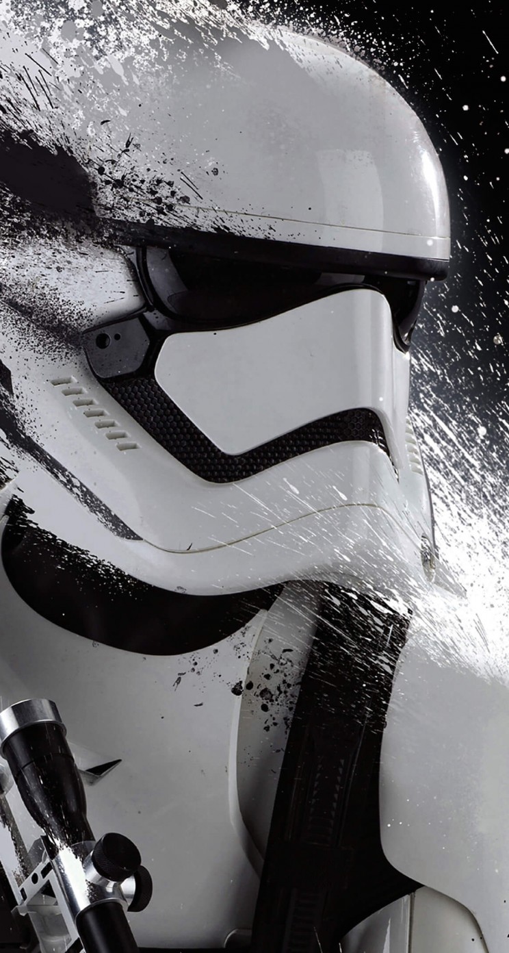 Stormtrooper Splatter HD Wallpaper For iPhone 5s