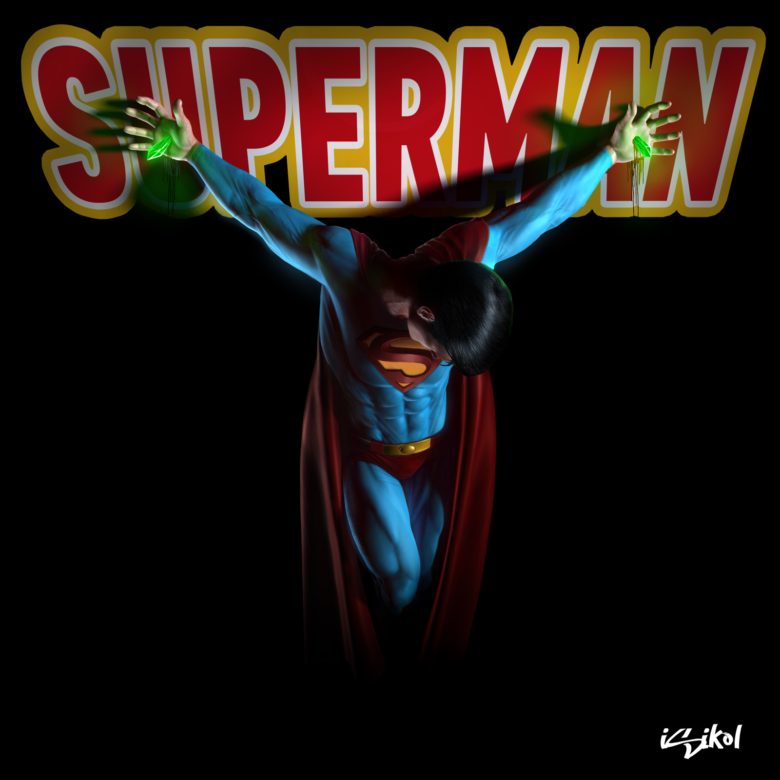SUPERMAN CRUCIFIXION by isikol on