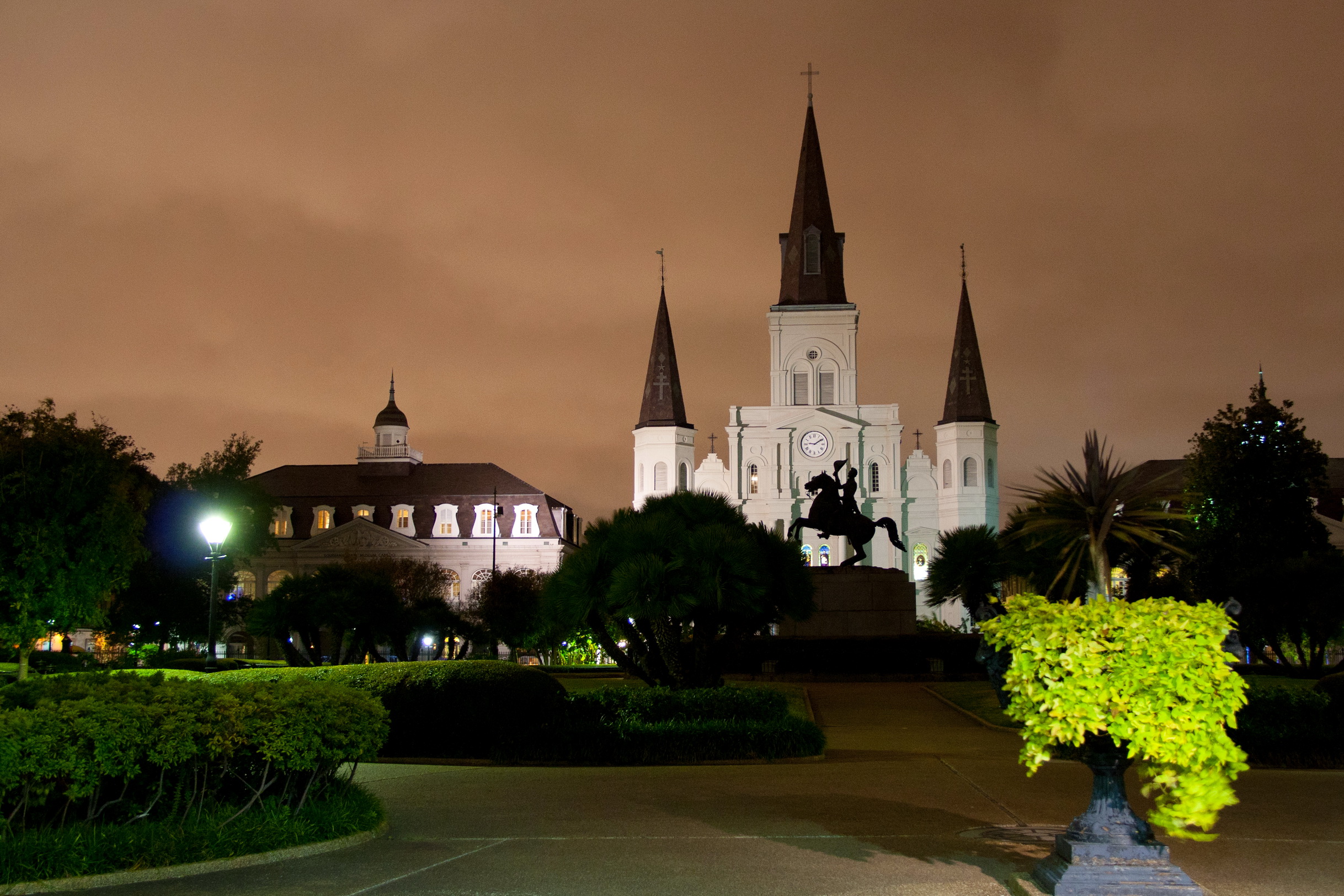 New Orleans City At Night Wallpaper