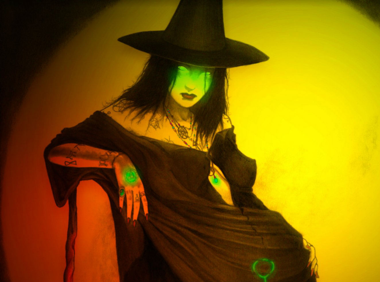Witch Computer Wallpapers Desktop Backgrounds 1324x982 ID301561