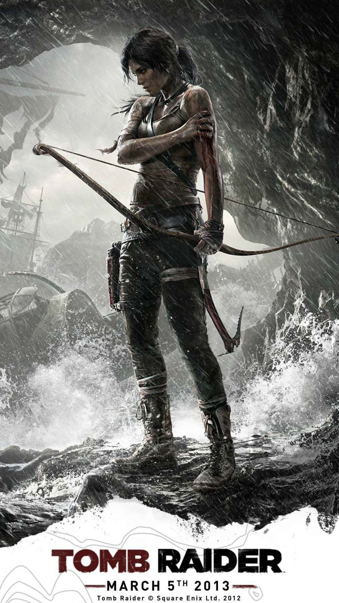 Experience The Power Of New Tomb Raider Phone Wallpaper