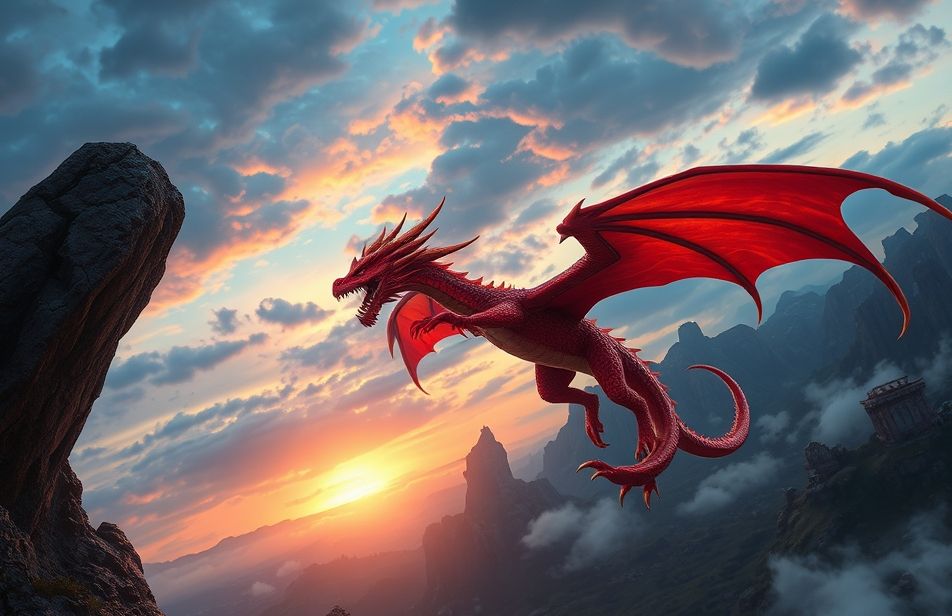 Red Dragon Wallpaper Hd