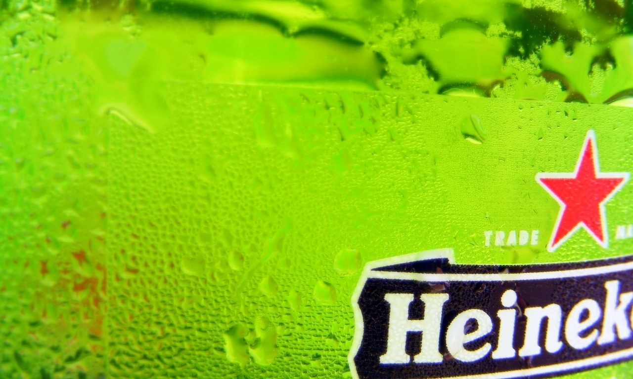 Wallpaper Bier Heineken Ster Creative Foto