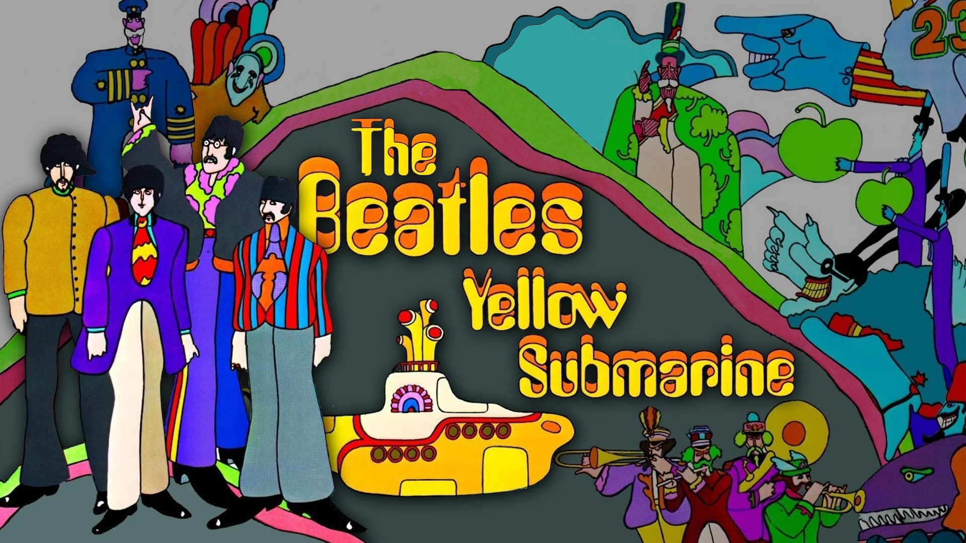 The Beatles Yellow Submarine Wallpaper DAYBREAKER