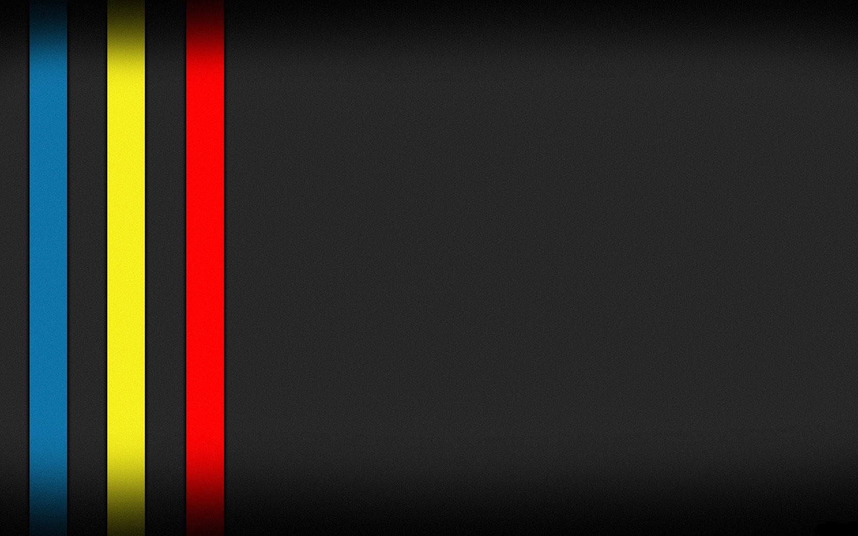 Blue Yellow Red Lines With Black Background 3d Gaming Hd Wallpaper