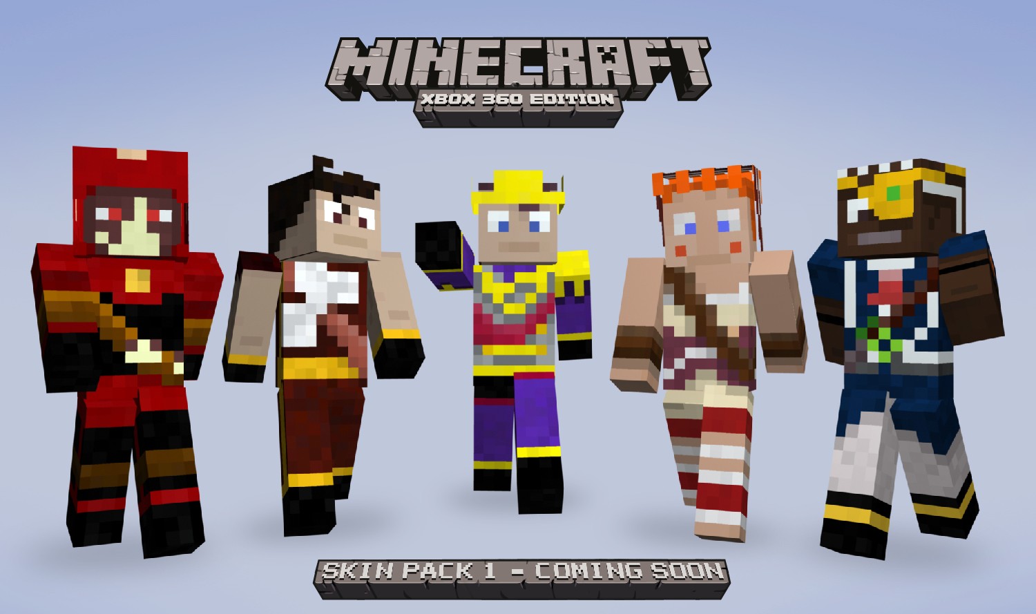 Minecraft Skin Heroes Pack HD Wallpaper