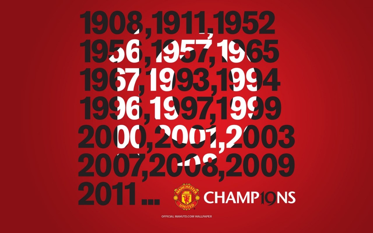 Manchester United FC Premier League HD Wallpaper Background
