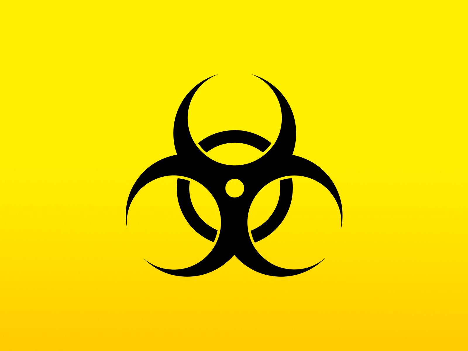 Wallpaper Razer Blue Yellow Bio Hazard HD Jpg
