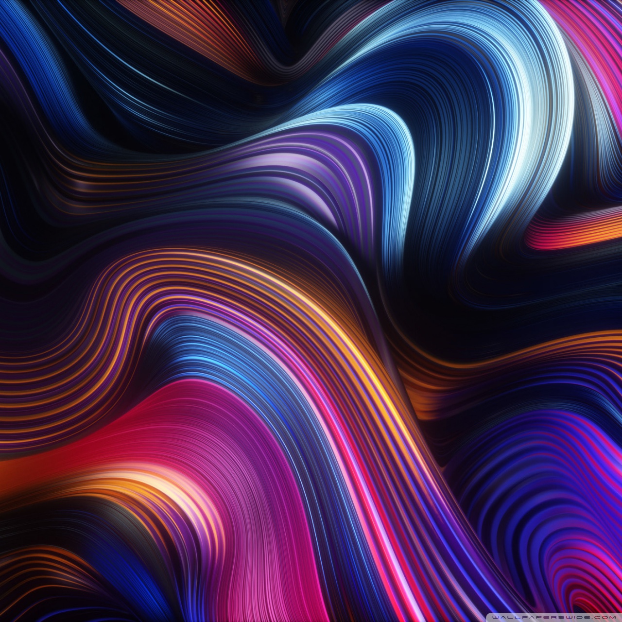 Abstract Wave Art Background Ultra HD Desktop Wallpaper