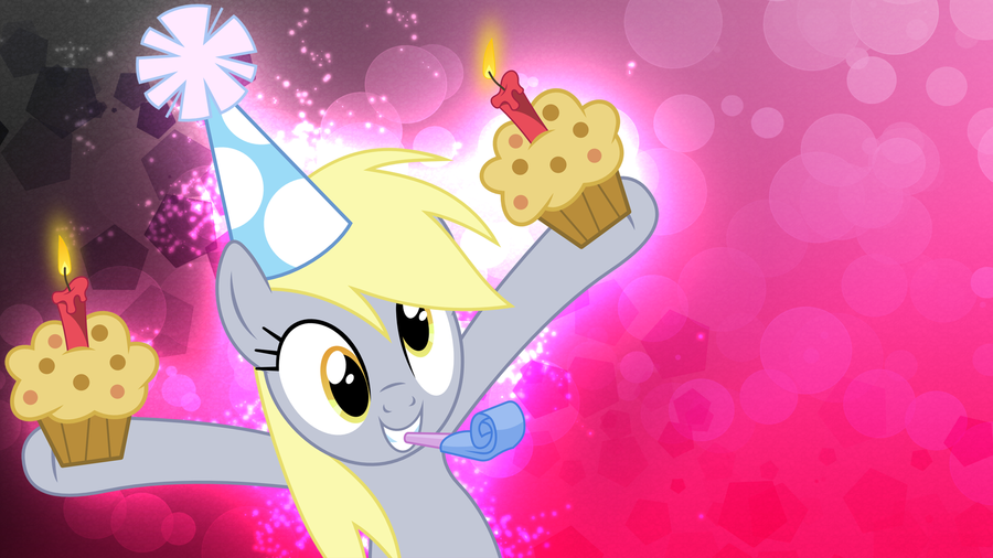 Mlp Derpy S Muffin Party Wallpaper By Floppychiptunes