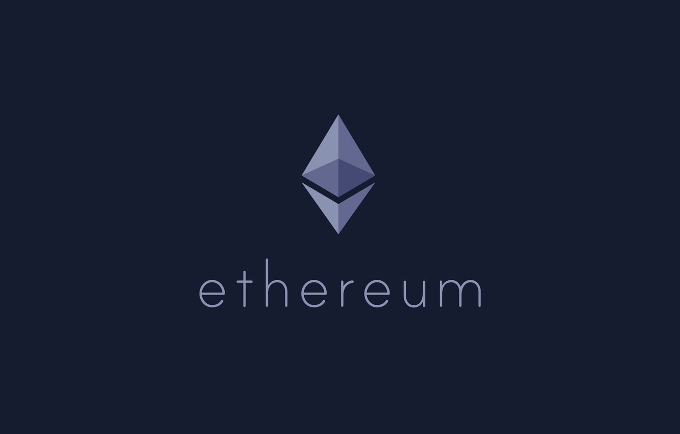 Wallpaper Blue Logo Currency Fon The Air Eth Ethereum Image