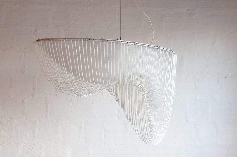 Spencer Staley Droop Sculptural Hanging Lamp Portland The