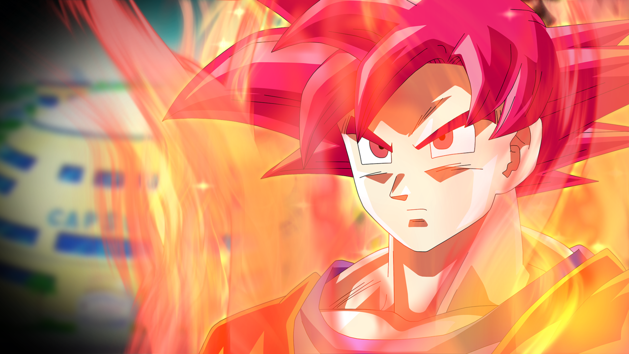 Super Saiyan God Goku Wallpaper Battle Of Gods By Rayzorblade189 On