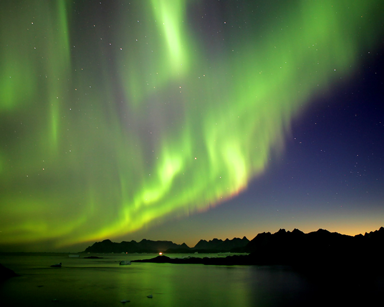 Aurora Borealis Northern Lights Standard Image Photography