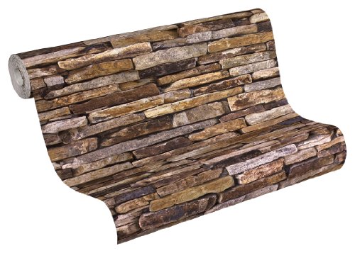  Wood n Stone 914217 Patterned Wallpaper Wood Natural Stone Look eBay