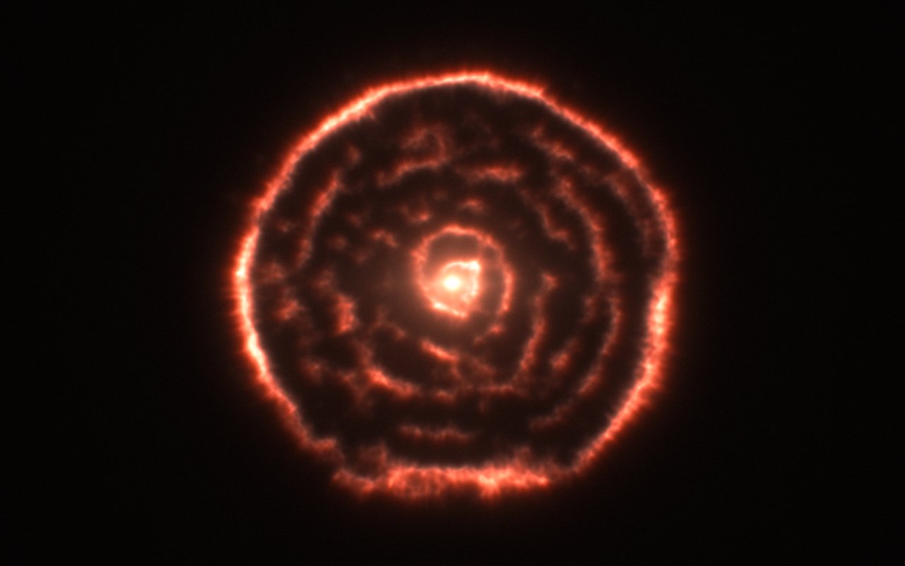 Surprising Spiral Structure Spotted By Alma Eso