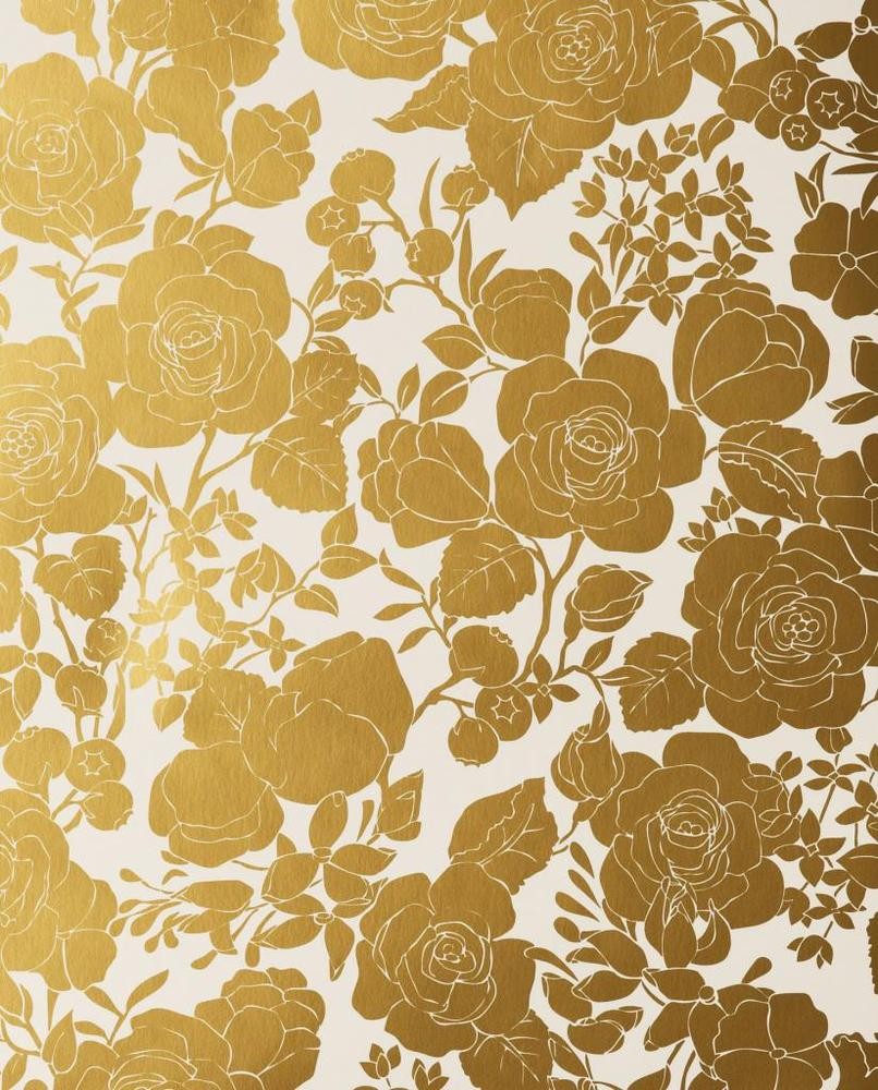 Gold And White Wallpaper The Art Mad