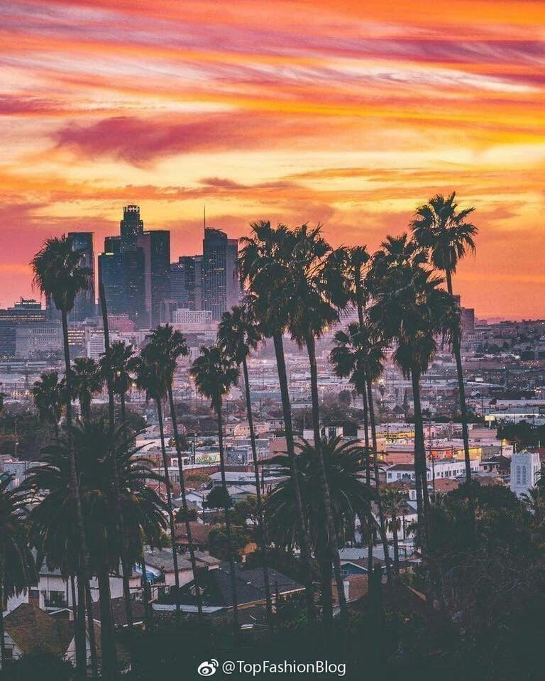 Sunset Los Angeles Wallpaper California Travel