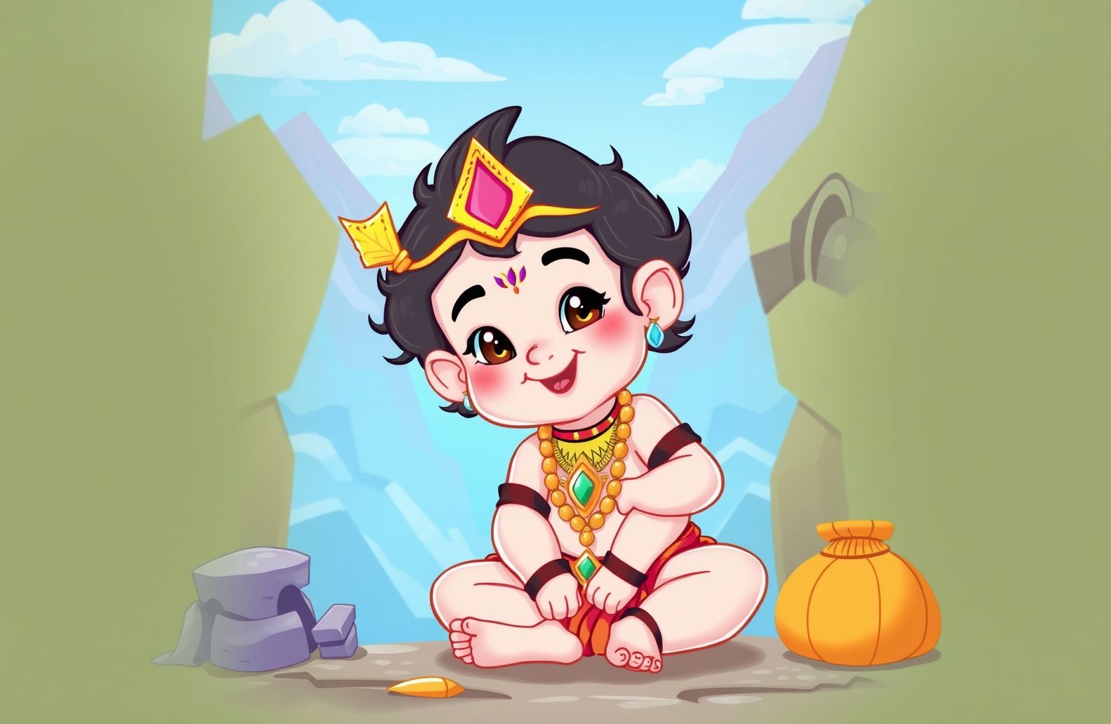 Baby Hanuman Wallpaper