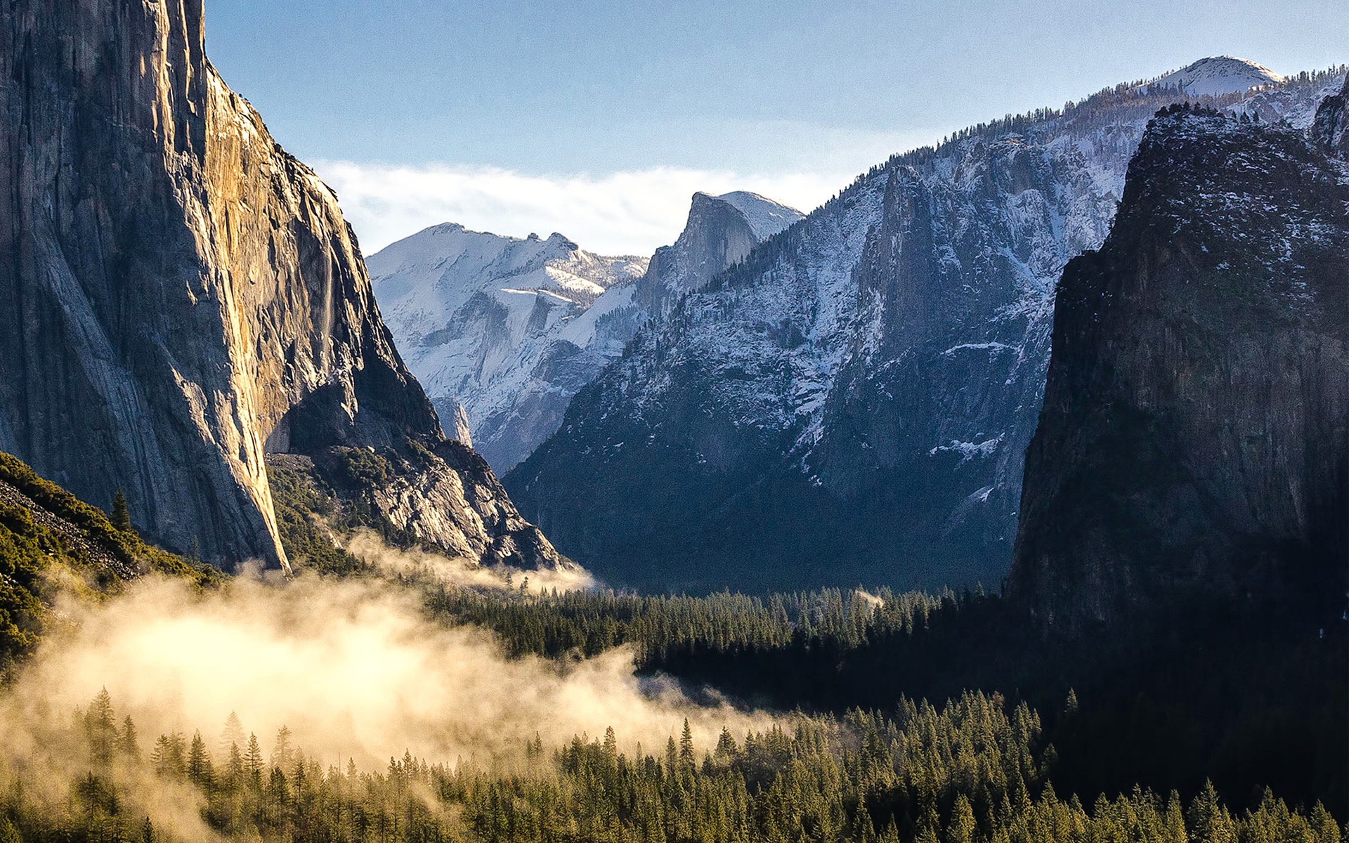 Mountains Of Yosemite National Park Wallpaper HD