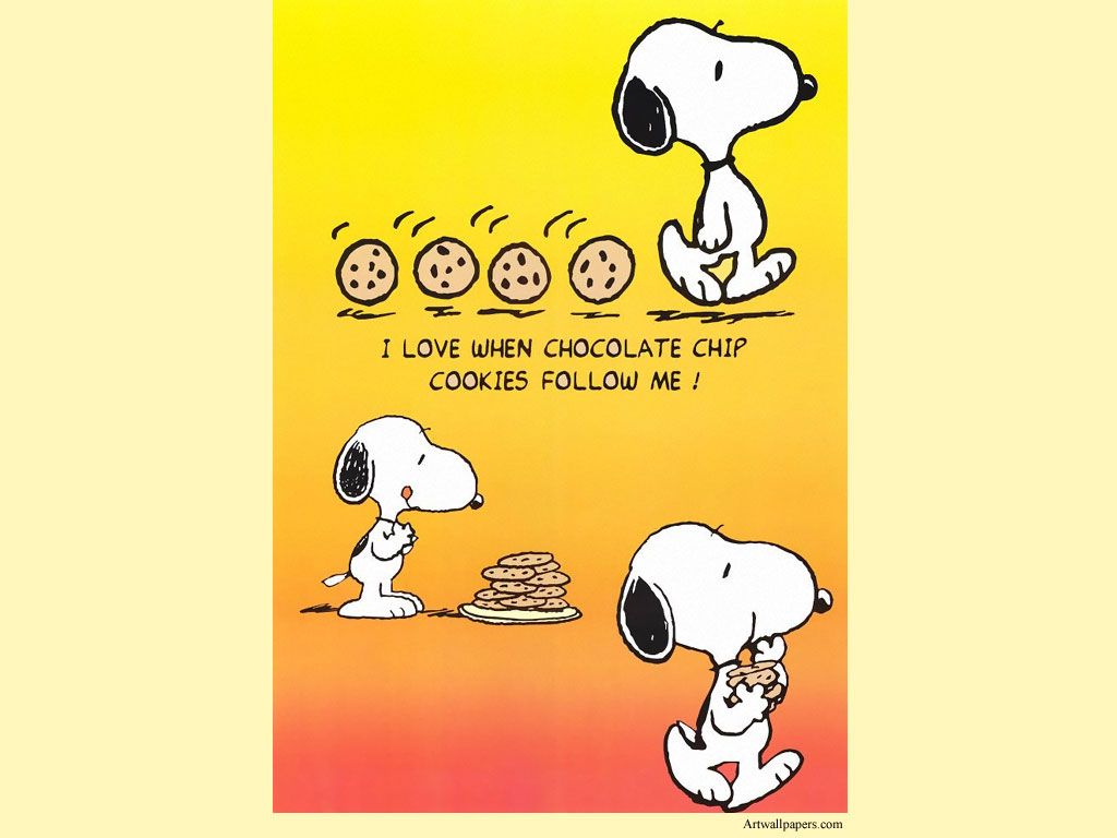 Image For Snoopy Spring Desktop Wallpaper