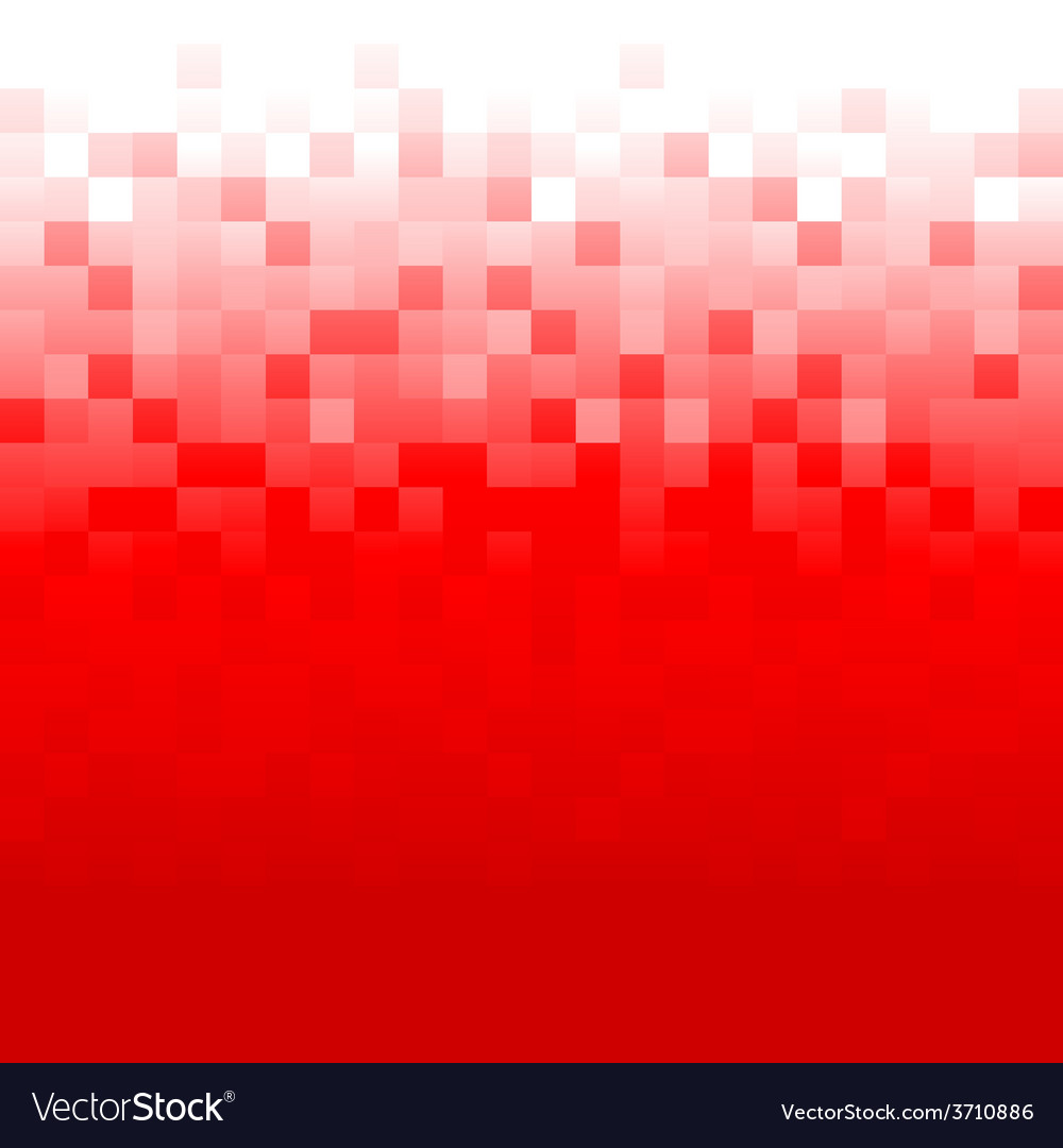 Red Pixel Background Royalty Vector Image