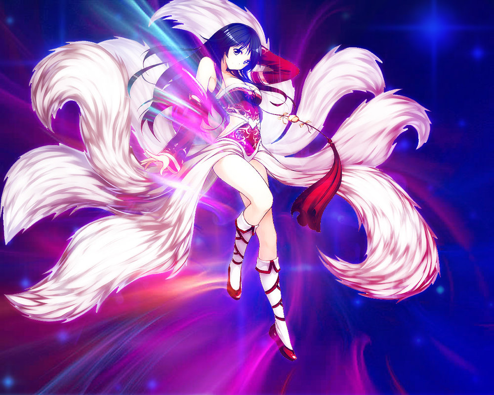 Find more Ahri the Nine Tailed Fox by josesama. 