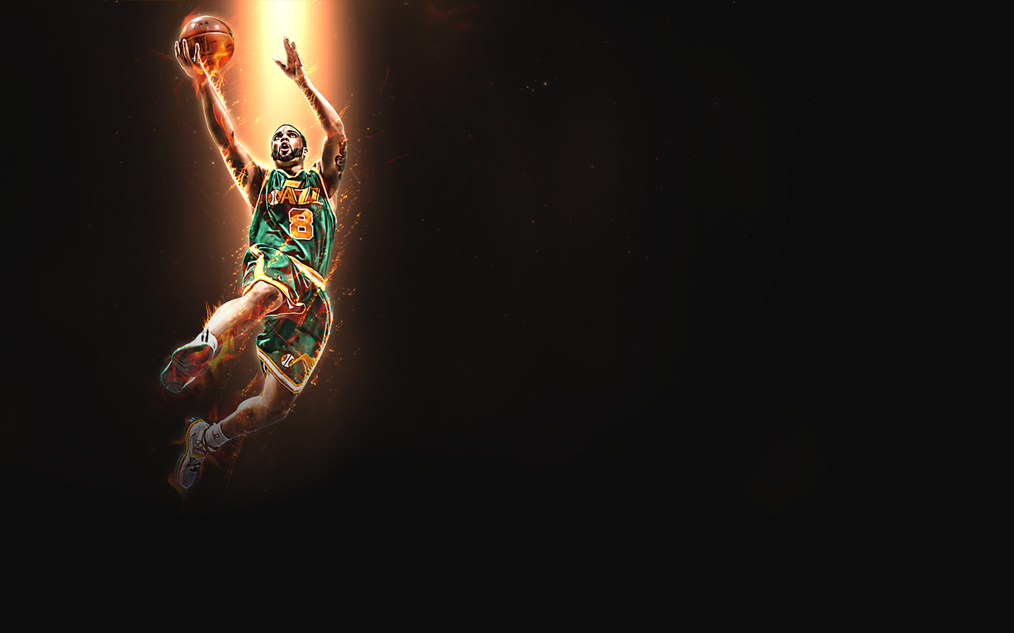 Free download Deron Williams Wallpaper Surrounded by Golden Light a