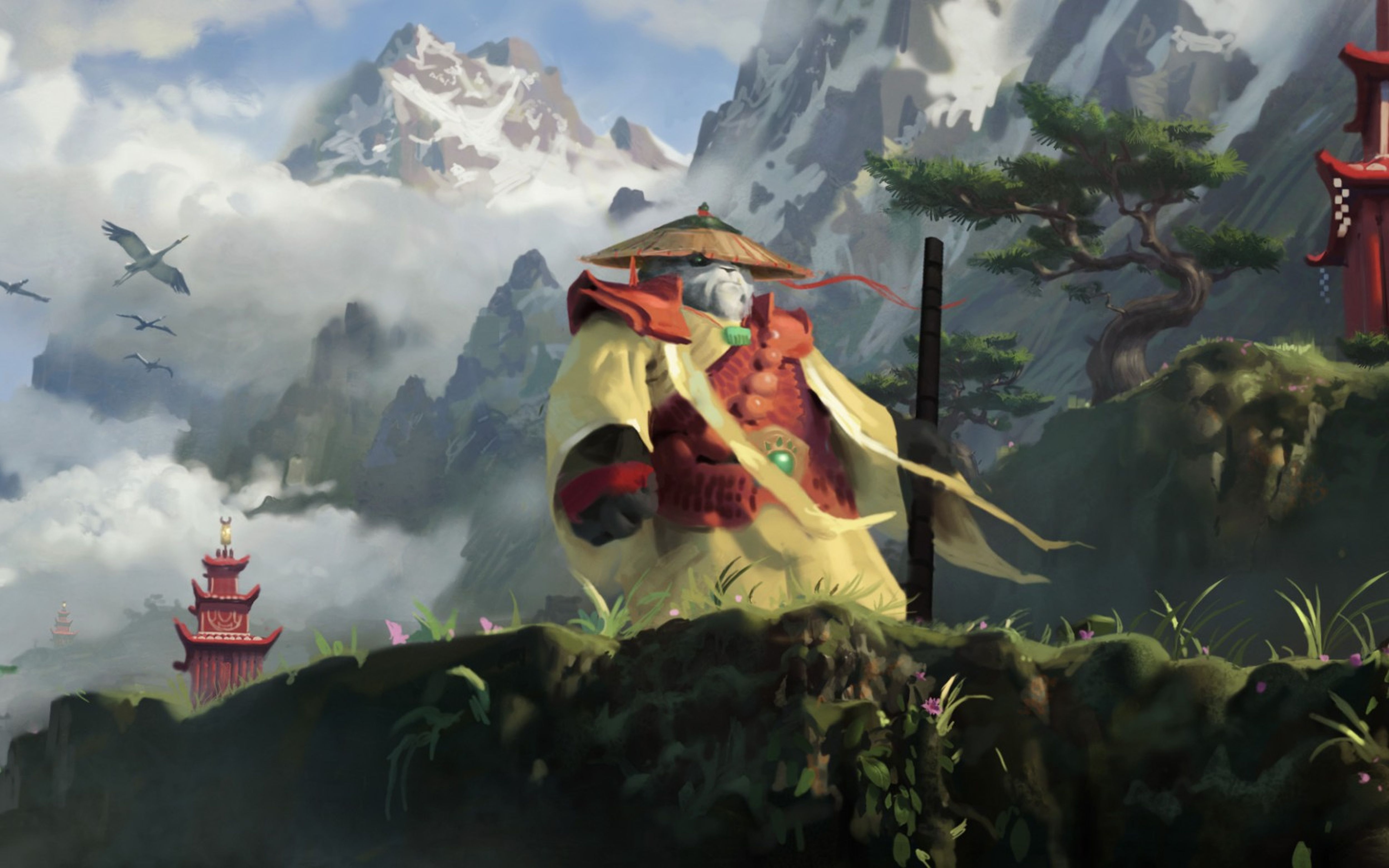 World Of Warcraft Mists Pandaria 4k Ultra HD Wallpaper