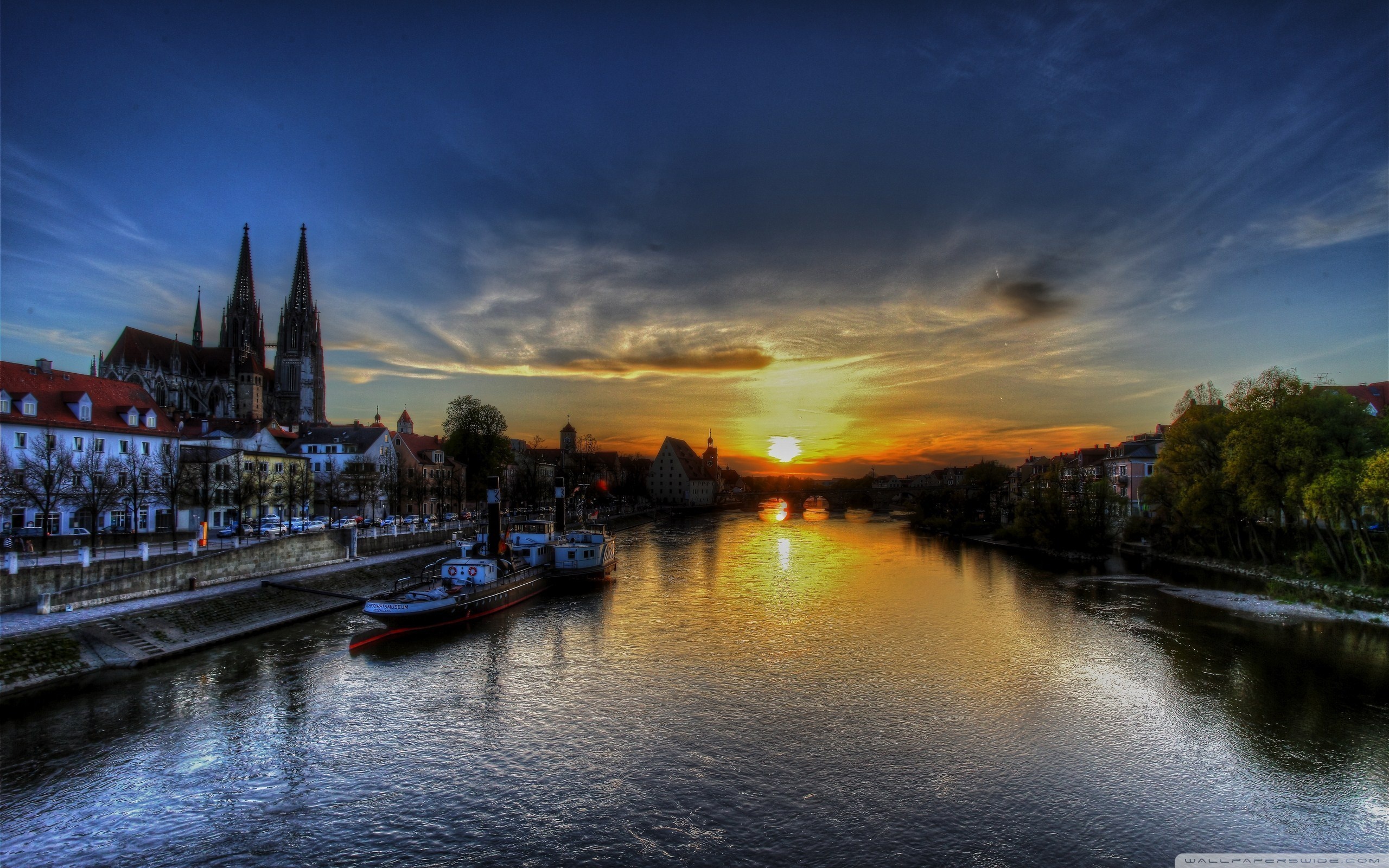 Regensburg Sunset Ultra HD Desktop Background Wallpaper For 4k UHD