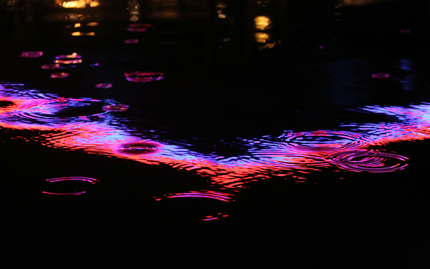 Water Neon Wallpaper Image High Resolution