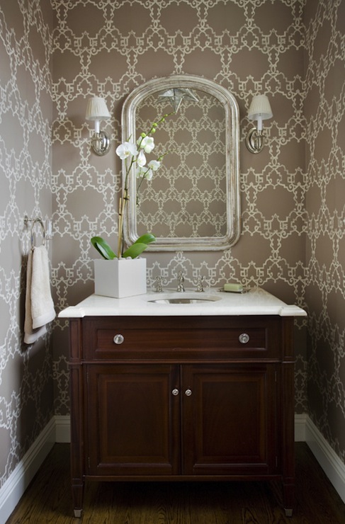 Free Download Chic Powder Room Transitional Bathroom Kate