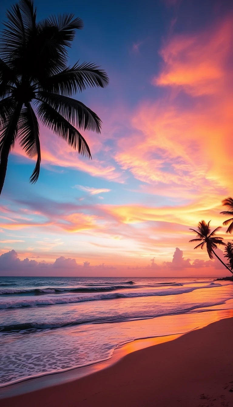 Sunset Beach Wallpaper