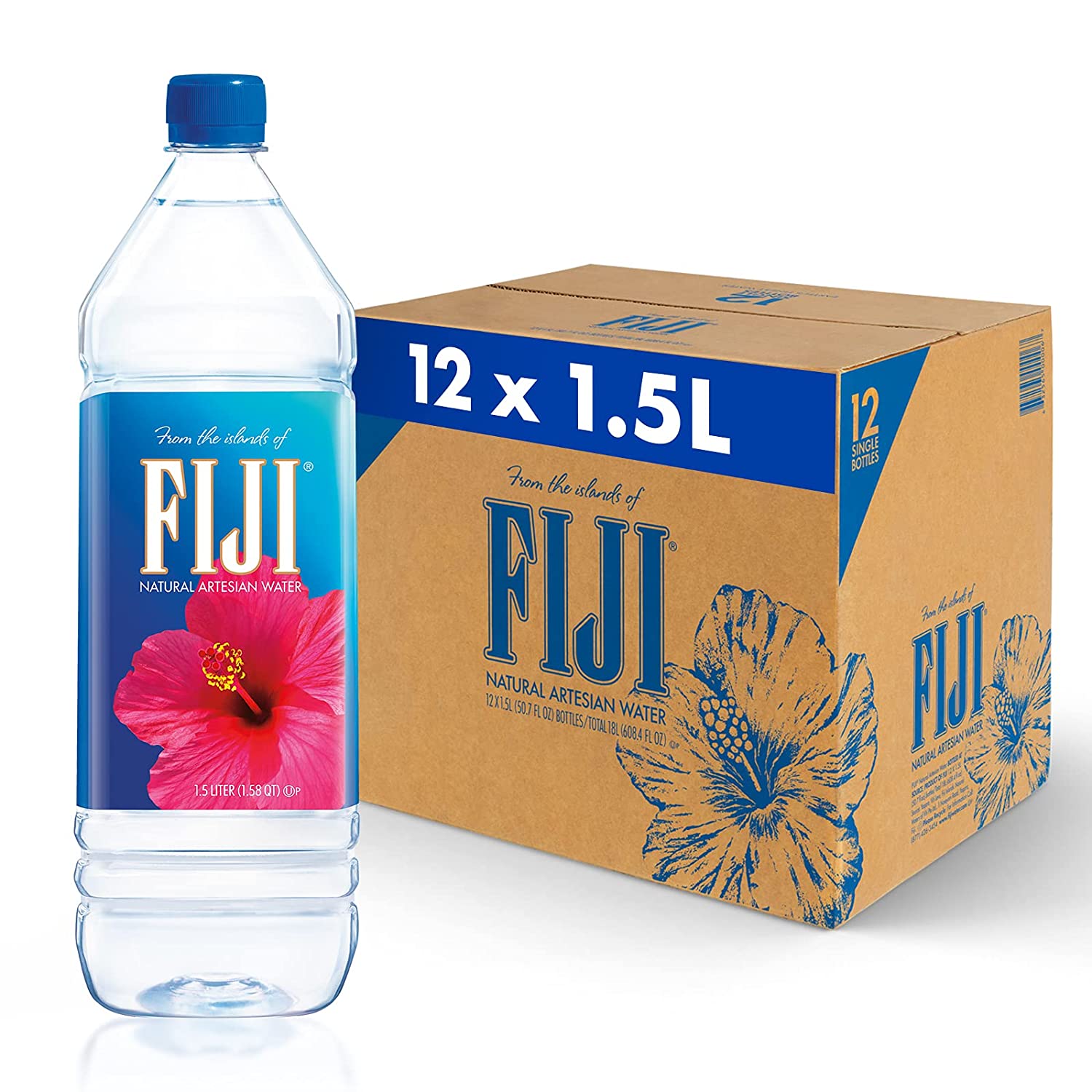 Fiji Natural Artesian Water Fl Ounce Bottle Pack Of