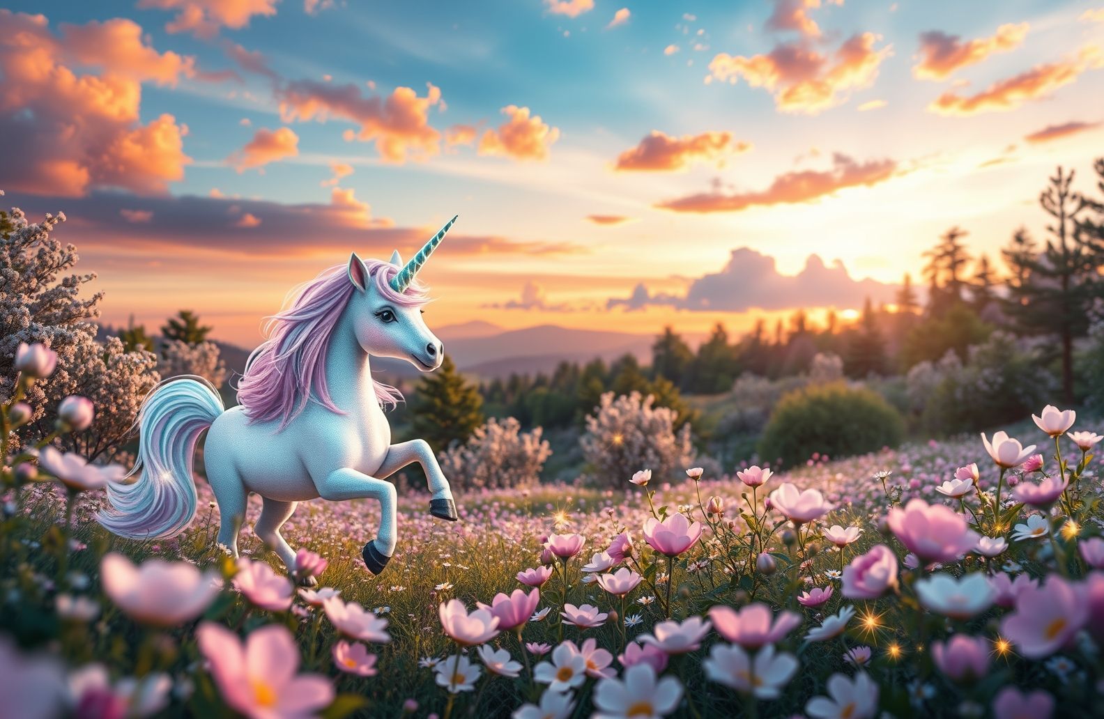 Cute Unicorn Wallpaper