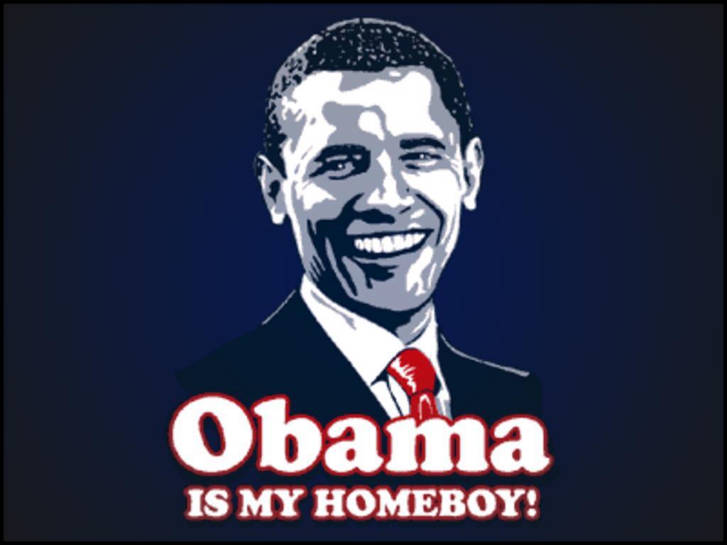 Wallpaper Obama Is My Homeboy The