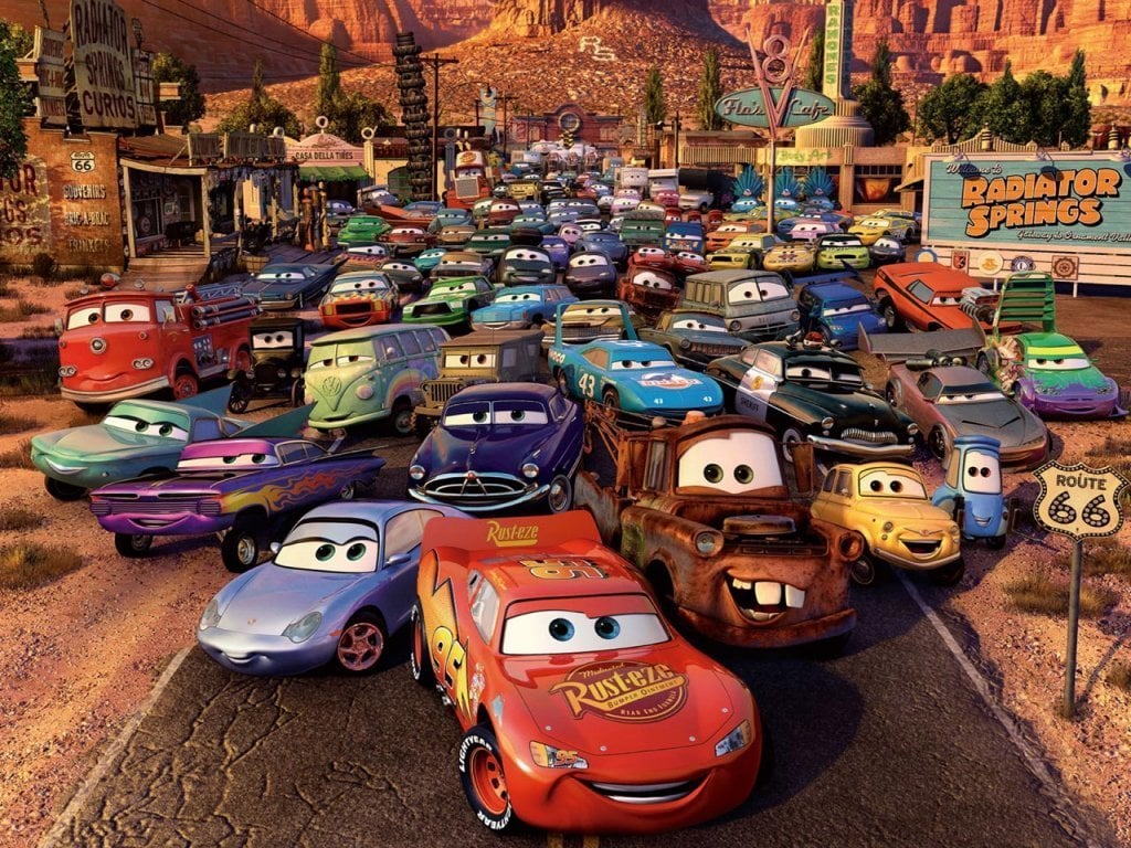 Disney Cars cool wallpaper   Disney Pixar Cars Wallpaper 13374968 1024x768