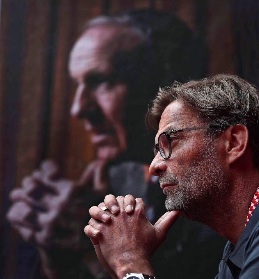 J Rgen Klopp And Shankly Liverpool Soccer Ynwa