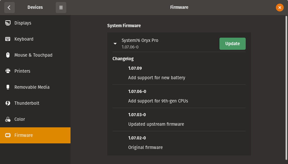 System76 Launches A Graphical Firmware Manager Patible With