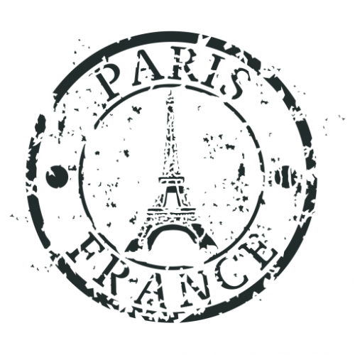 Paris France Stamp Stencil The Painted Bench Hamilton