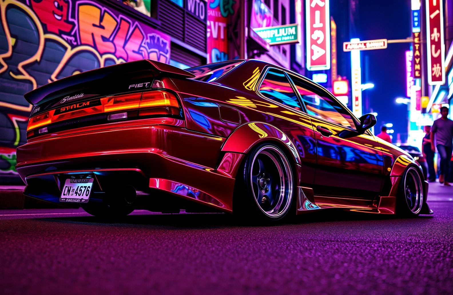 Slammed Car Wallpaper