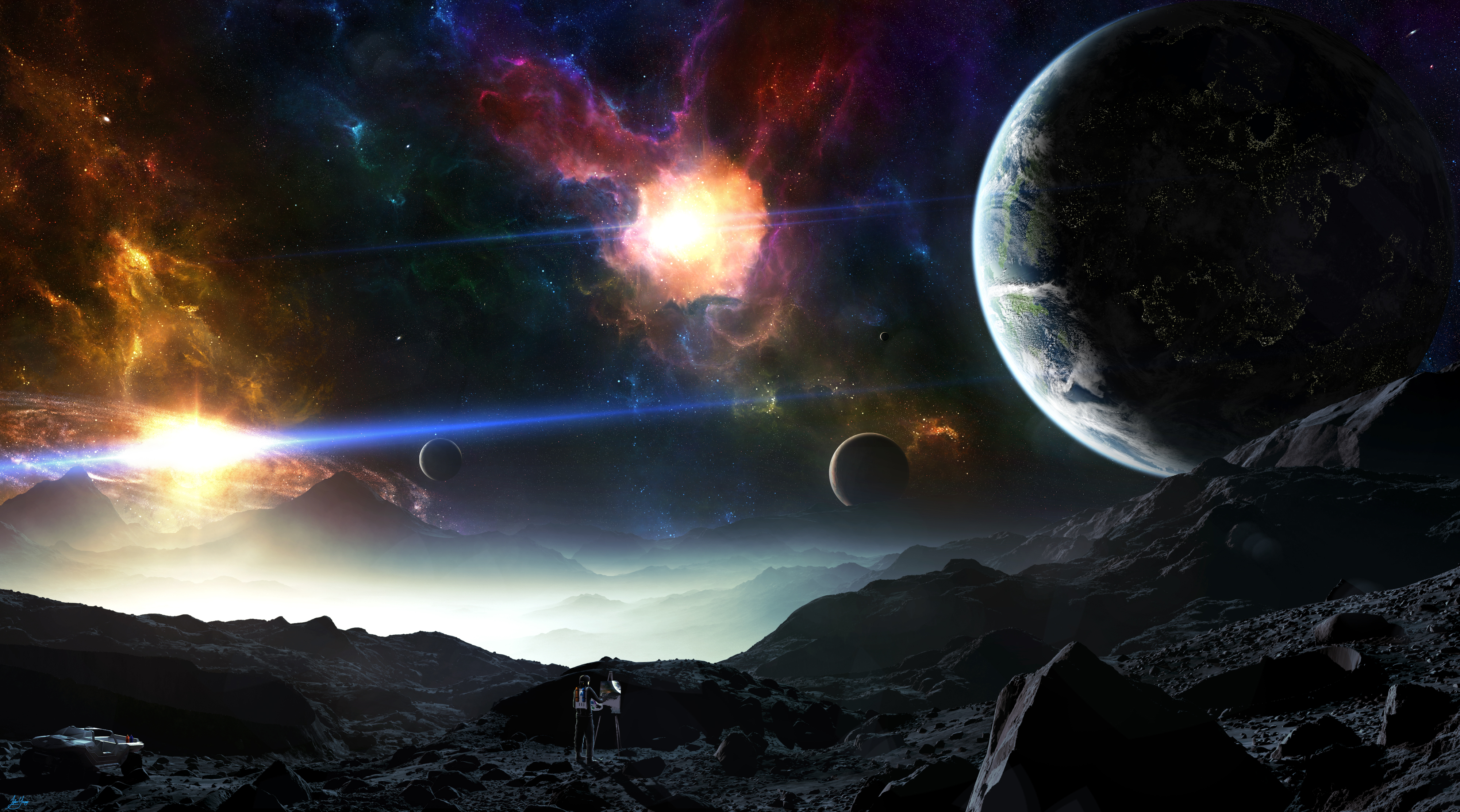 Space Fantasy Awesome Wallpaper