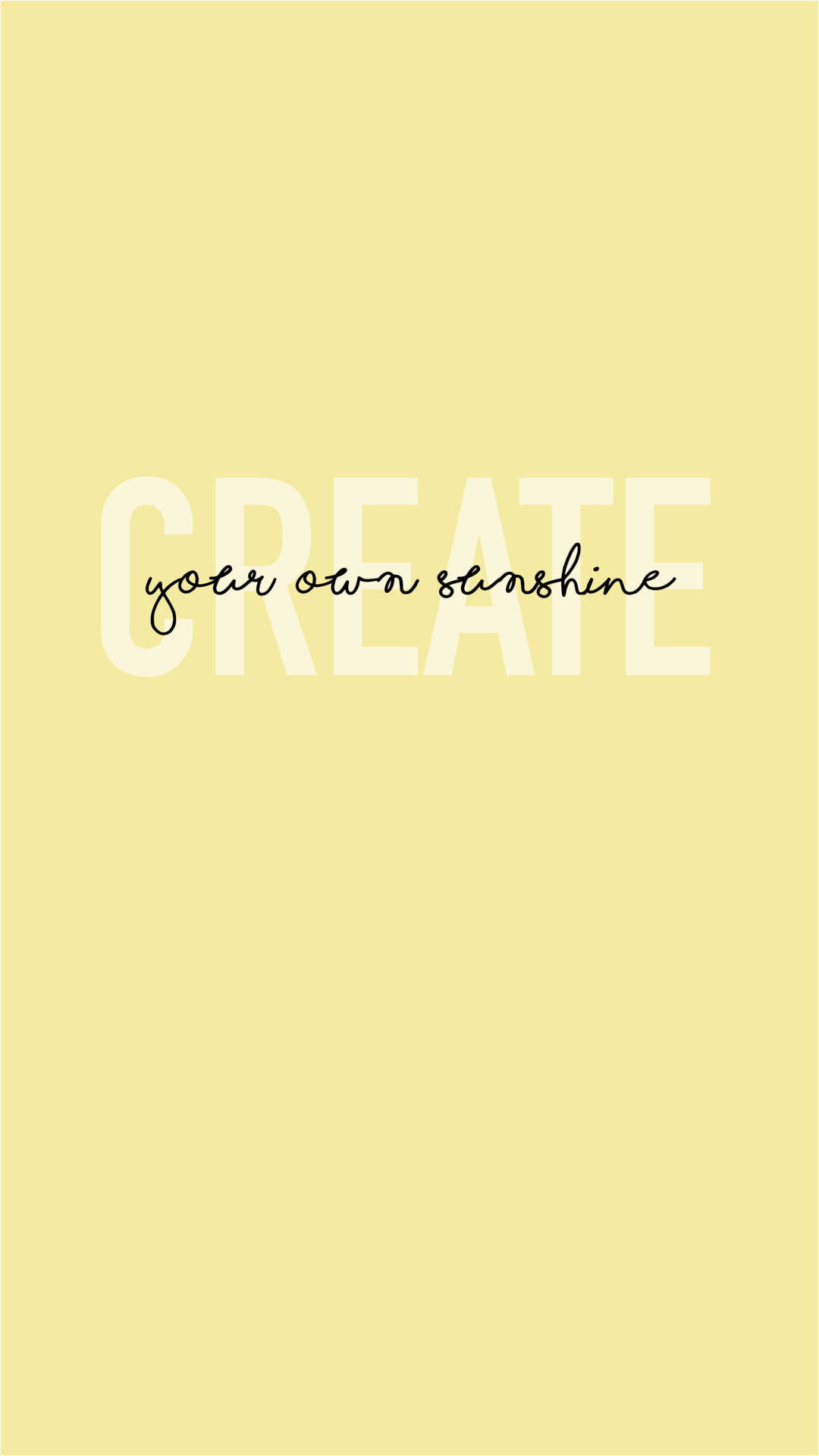 Pastel Yellow Wallpaper