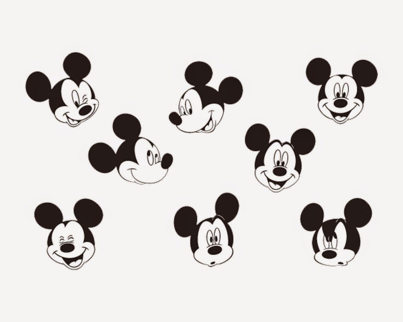 White Mickey Mouse Wallpaper On