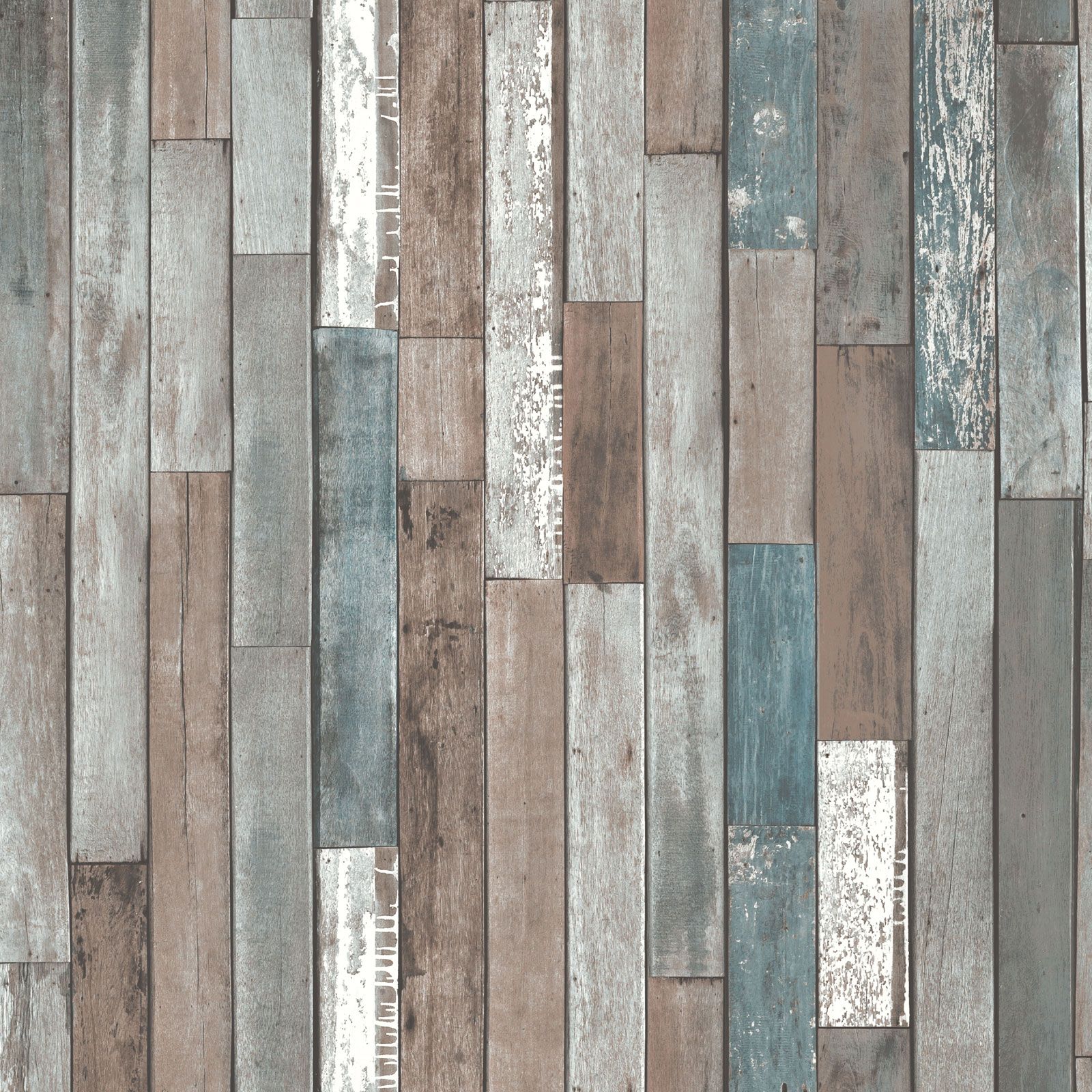 Wood Planks Wallpaper Blue Fd40888 New Wooden Reclaimed Fine Decor Now