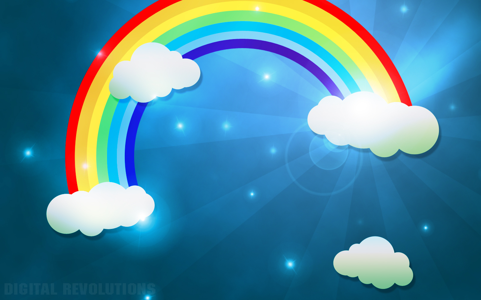 rainbow in the clouds   Rainbow Brite Wallpaper 10300450