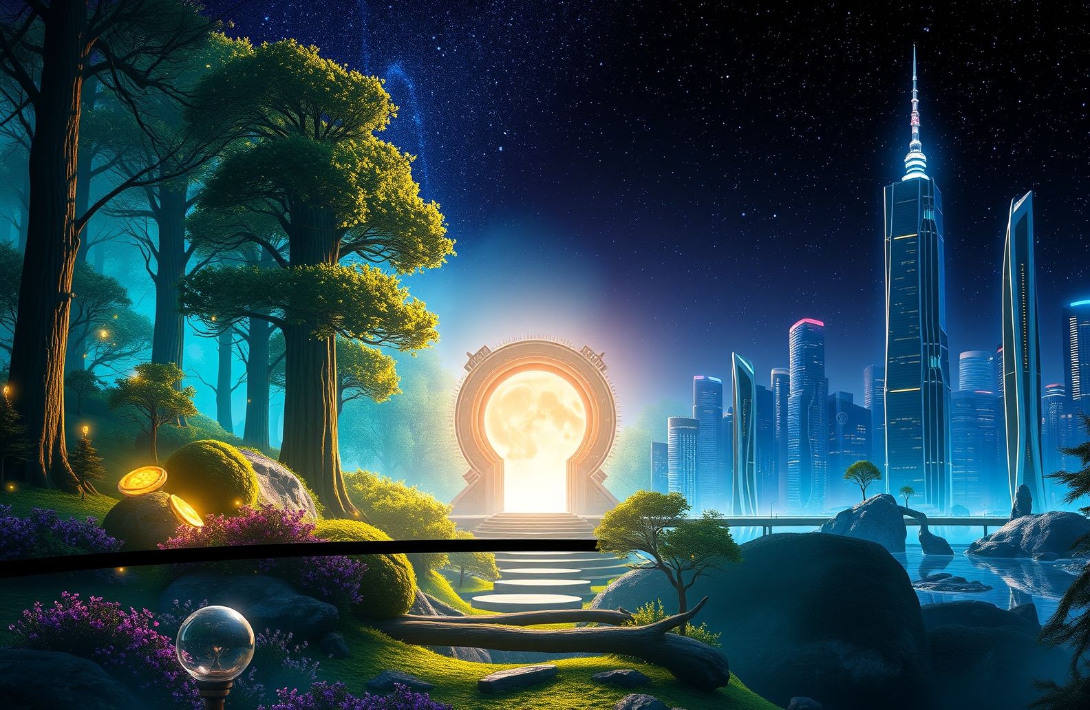 Portal Dual Screen Wallpaper