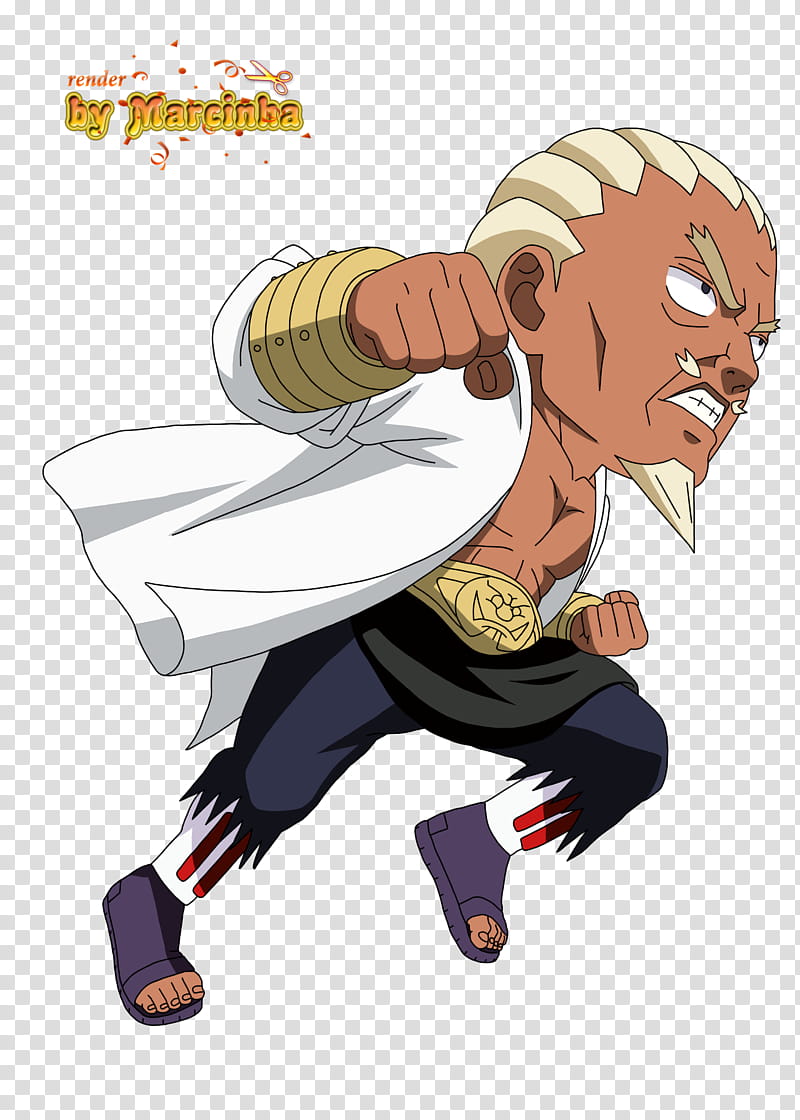 Render Chibi Raikage Male Character Transparent Background Png